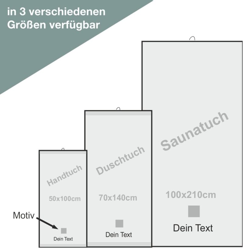 Wolimbo Duschhandtuch Bestickt mit Namen und Motiv - 70x140 cm - blau - weiches Duschtuch personalisiert - Geschenk – Bild 4