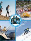 JSRHEEM wasserdichte Tasche, Dry Bag 10L 20L 30L Wasserdichter Beutel mit Verstellbarer Schultergurt Schwimmen, Rafting, Camping, Angeln, Bootfahren, Wandern, Kajakfahren Hellblau 30L – Bild 7