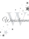 Skins4u Wandtattoo Kinderzimmer Wunsch Namen Sterne Punkte Set Punkte Türschild Baby Mädchen Junge personalisiert Wunschname Babyzimmer selbst gestalten individuell (Mit Großbuchstaben) – Bild 9
