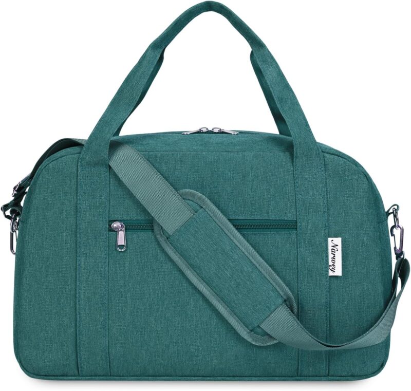 Narwey für Ryanair Handgepäck 40x20x25 Kleine Reisetasche Handgepäck Tasche für Flugzeug Weekender Sporttasche Damen Herren 20L (Blau Grün) – Bild 2