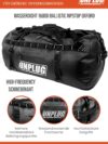 UNPLUG Ultimate Abenteuer Tasche | Wasserdichte Reisetasche Rucksack | 1680D Heavy Duty Seesack Wasserdicht für Camping, Motorrad Wasserfeste Tasche, Jagdtasche, Wasserdichte Duffel Bag für Bootfahren – Bild 2