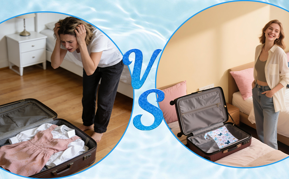 1774803627 125 3 Stueck Nassbeutel Gross Mittel Klein Wetbag WaeSchebeutel Reise Wasserfester