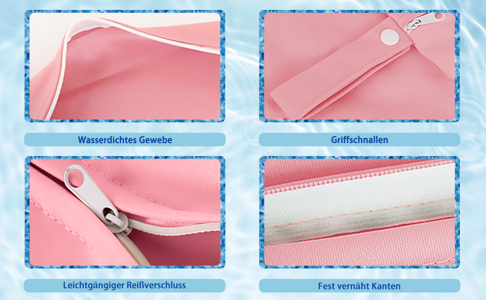 1774803627 14 3 Stueck Nassbeutel Gross Mittel Klein Wetbag WaeSchebeutel Reise Wasserfester