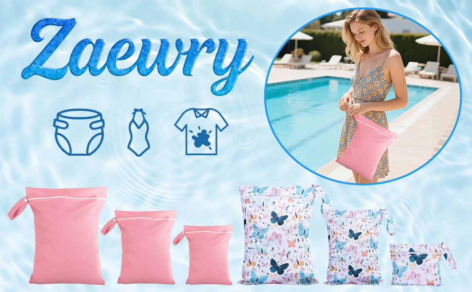 1774803627 622 3 Stueck Nassbeutel Gross Mittel Klein Wetbag WaeSchebeutel Reise Wasserfester