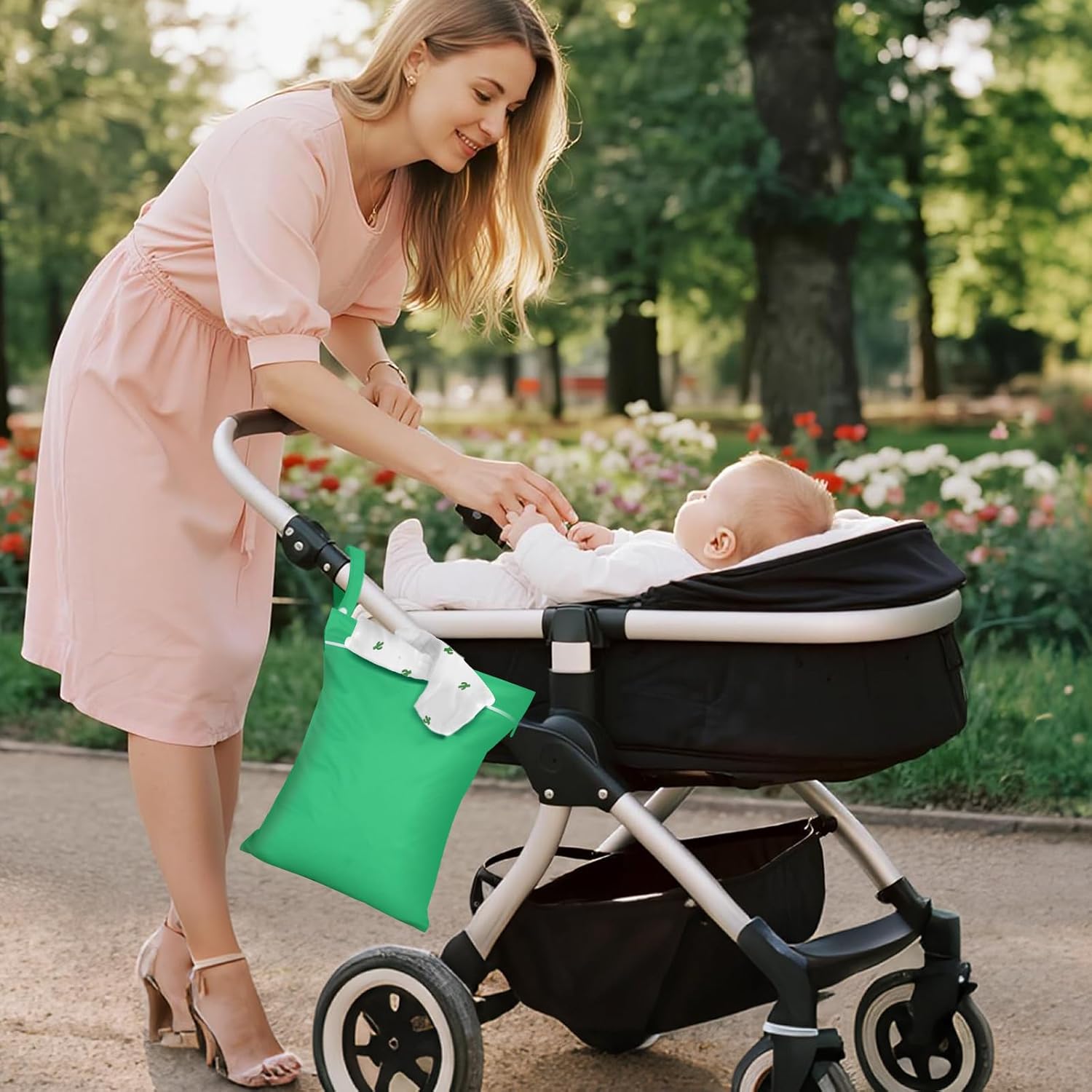 3 Stück Nassbeutel, Groß Mittel Klein Wetbag, WäSchebeutel Reise, Wasserfester Beutel, Nasstasche Schwimmsachen, Wiederverwendbarer Nasstasche, Wasserdichter Beutel für Badeanzüge, Windeln – Bild 7
