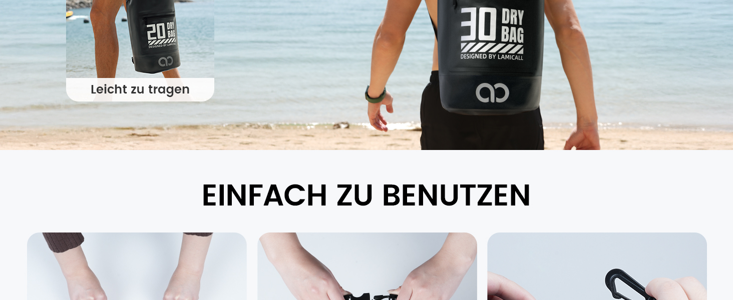 1779555651 769 Lamicall Dry Bag wasserdichte Tasche Robust Kratzfest 5L10L20L30L40L