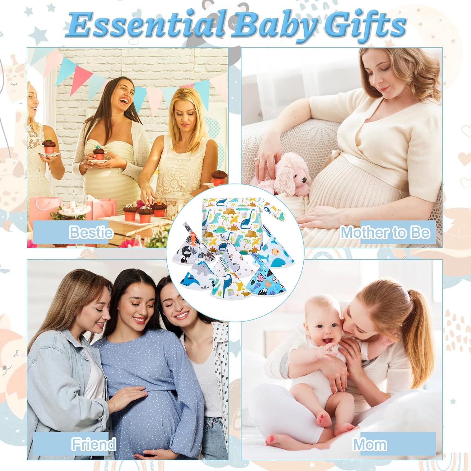 Pipi Tipi Pinkelschutz 12 Stück Pee Teepee Baby Windelhütchen und 1 PCS Wetbag, Starker Wasseraufnahme Bleiben Sie Trocken Beim Windelwechseln mehr Komfort, Baby Boy Windelwechselzubehör – Bild 5