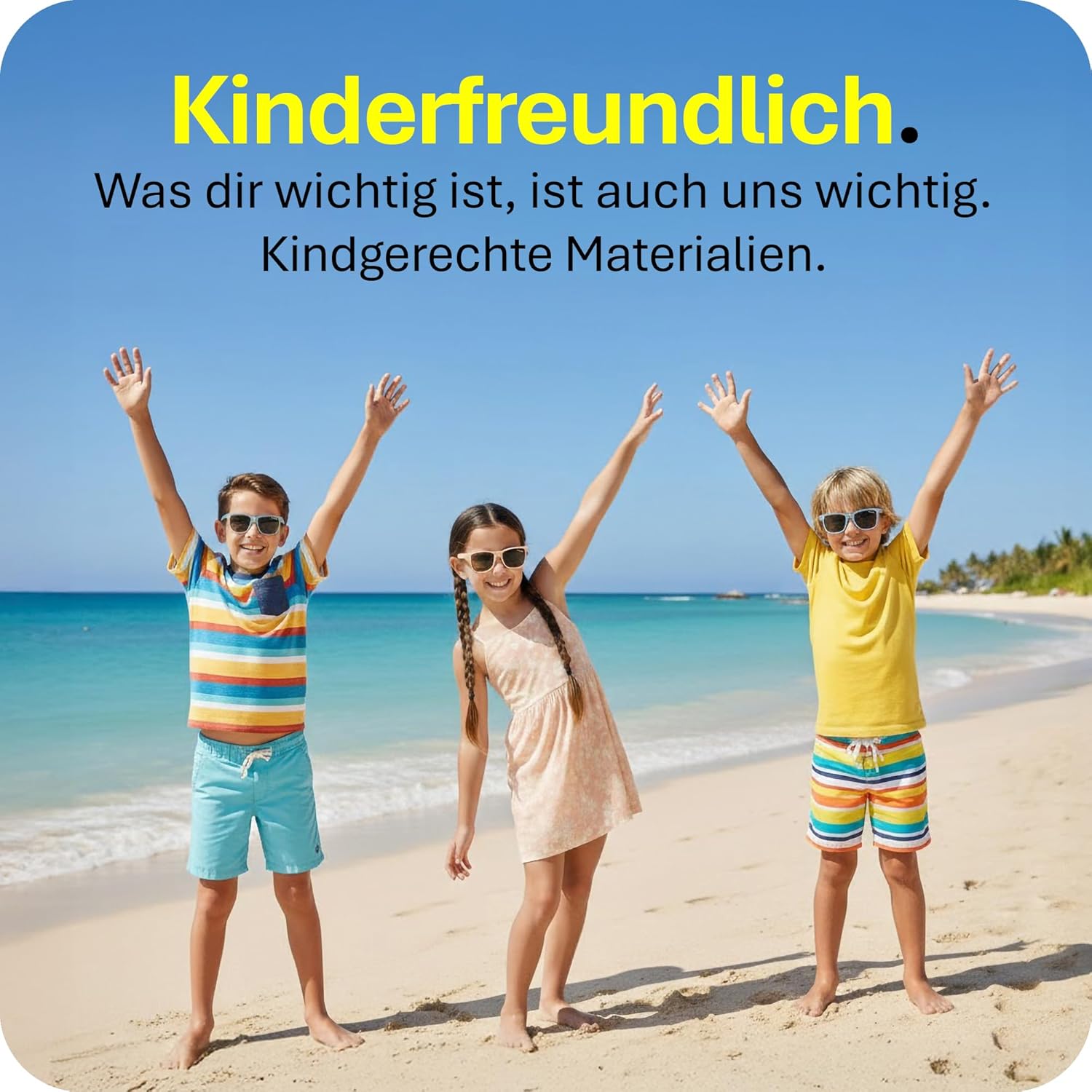 Mausito Sonnenbrille Kinder (3-6/6-9/9-14 Jahre) UV400 & Kategorie 3 Gläser | Flexible & leichte Bügel aus TPEE & Polycarbonat | Europäisches Design – Bild 6