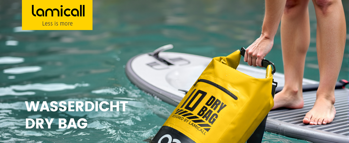 Lamicall Dry Bag wasserdichte Tasche Robust Kratzfest 5L10L20L30L40L