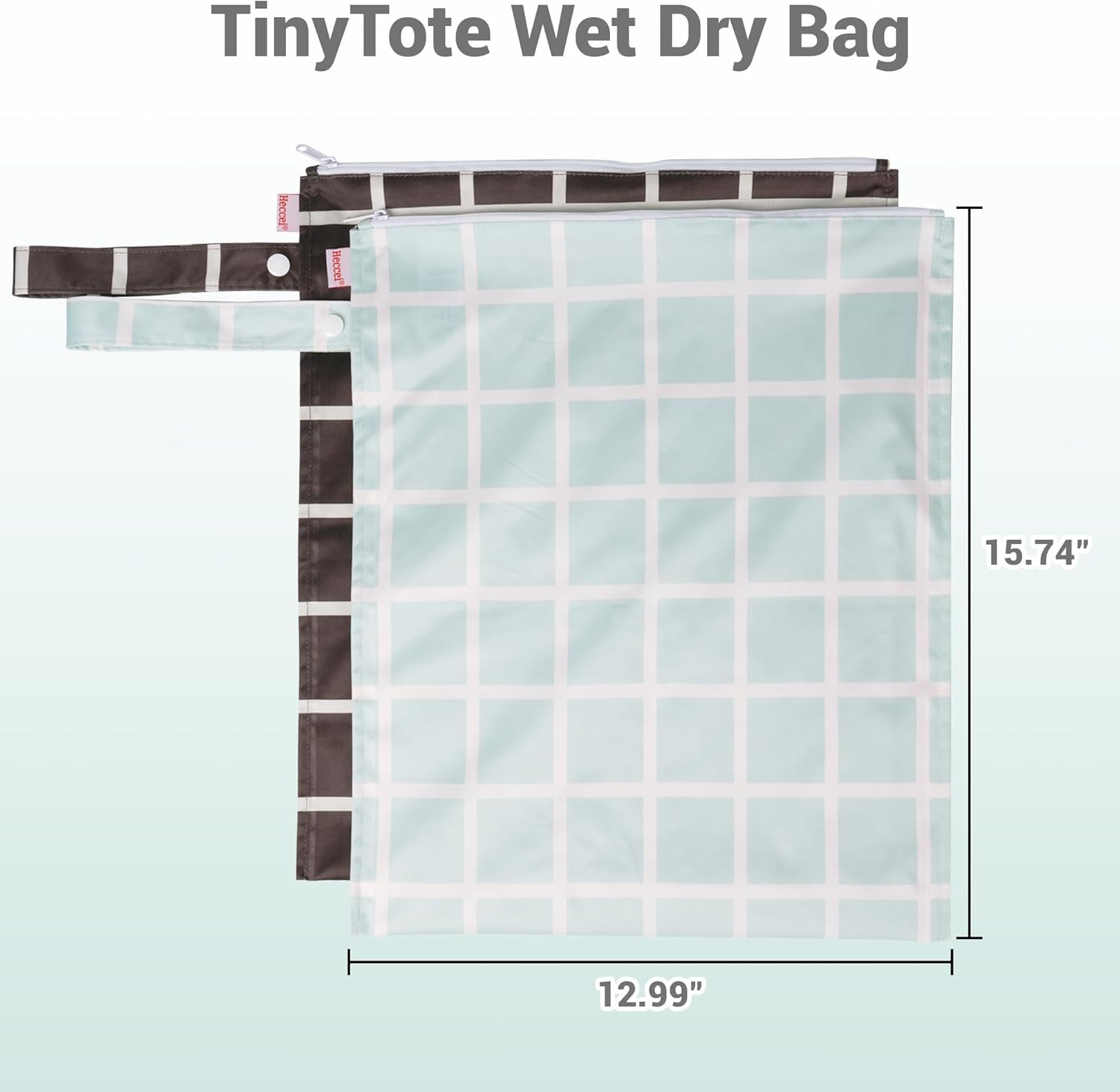 HECCEI WetBag Kindergarten Nassbeutel Windeltasche, 2 Stück Wet Bag Schwimmsachen Nasstasche Kindergarten für Baby Kleinkind Wechselwäsche Nappy Bag Organiser – Bild 7
